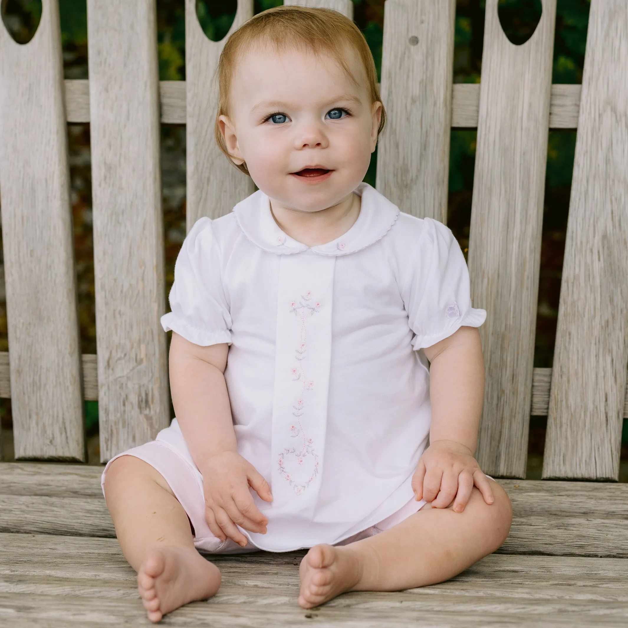 Fiona Heart Embroidery Girls Set