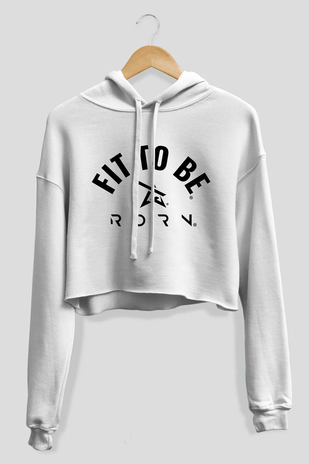 FIT TO BE RORN – WHITE HOODIE
