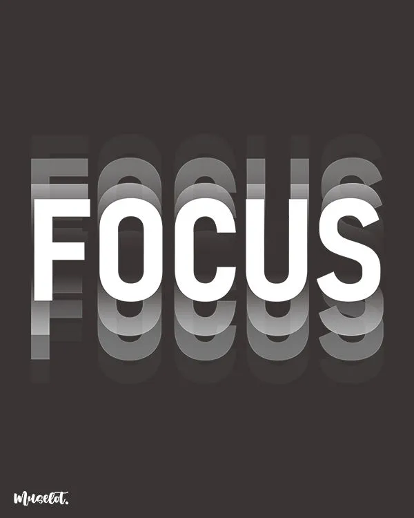 Focus printed t shirts