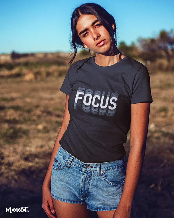 Focus printed t shirts