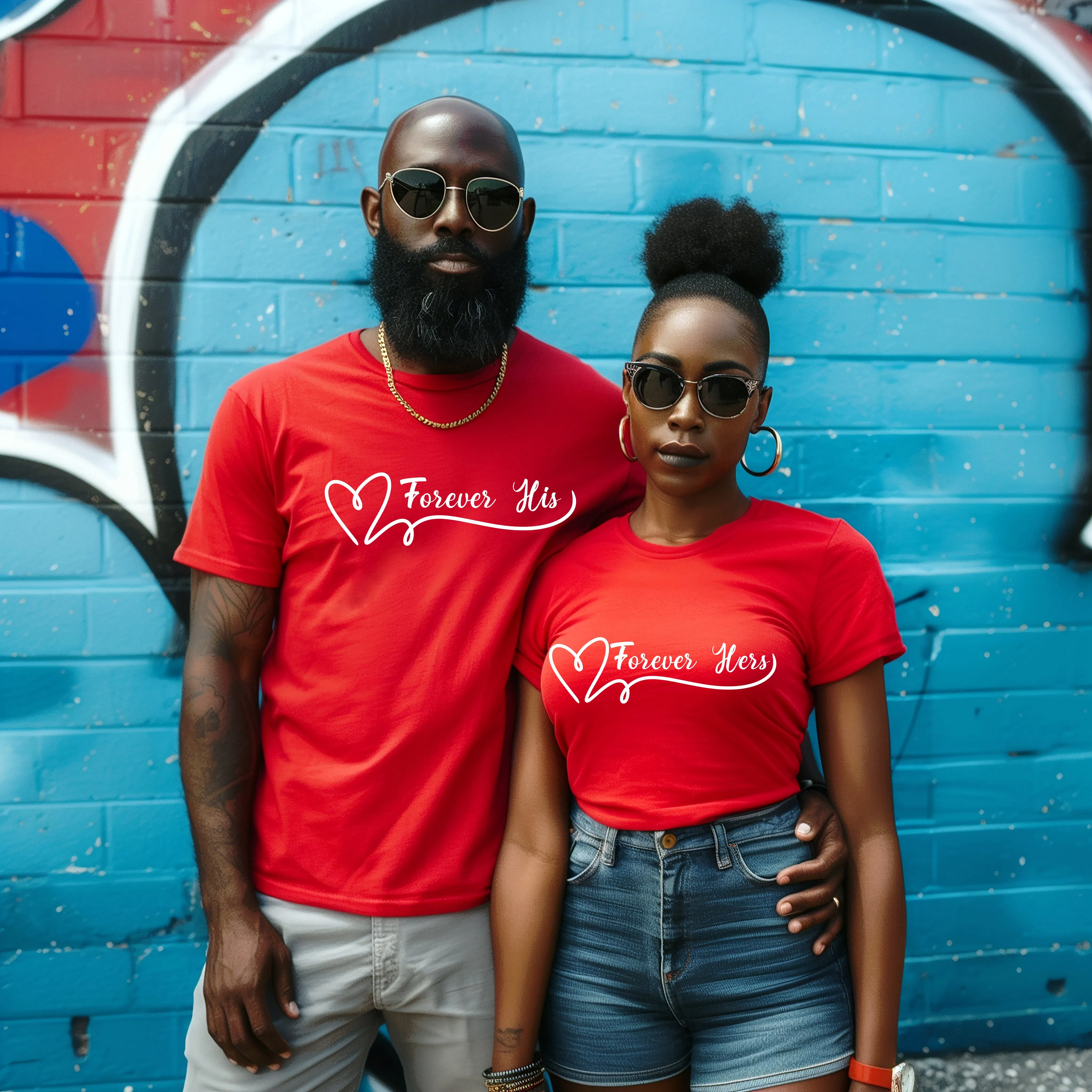 Forever His Shirt, Forever Hers Shirt, Cute Couple Shirt, Valentine Shirt, Valentines Tshirt, Valentine Gift, Anniversary Gift, Couple Gifts