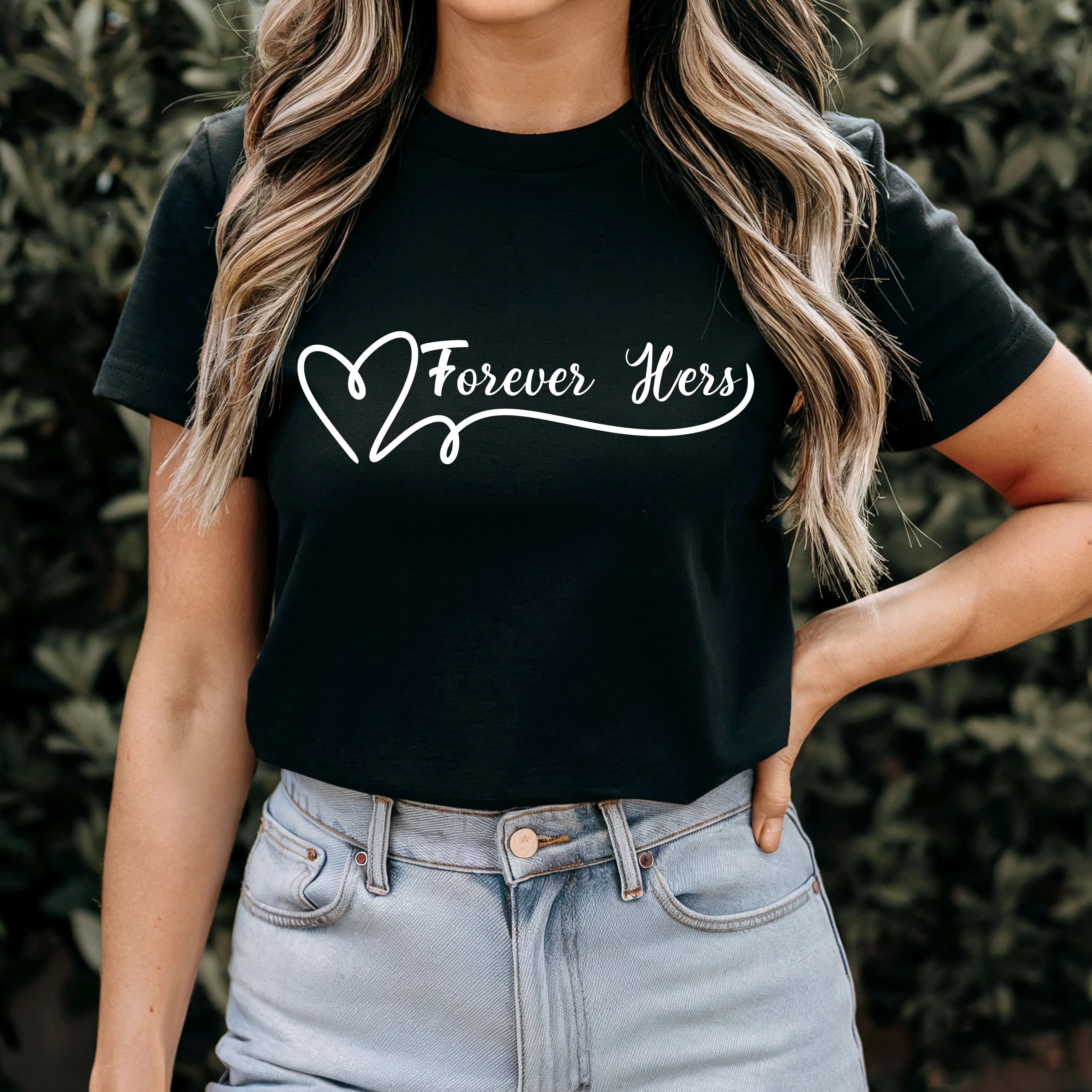 Forever His Shirt, Forever Hers Shirt, Cute Couple Shirt, Valentine Shirt, Valentines Tshirt, Valentine Gift, Anniversary Gift, Couple Gifts