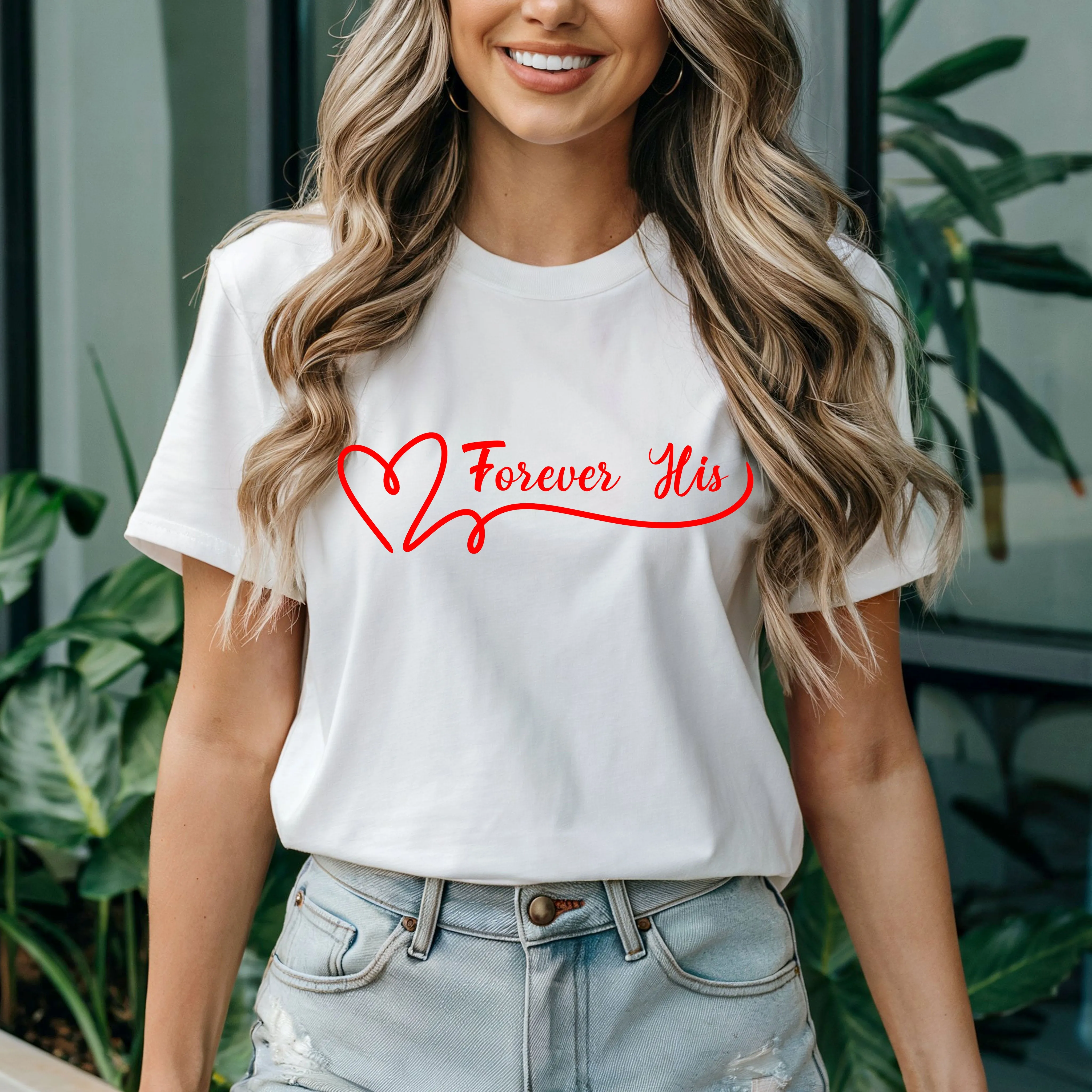 Forever His Shirt, Forever Hers Shirt, Cute Couple Shirt, Valentine Shirt, Valentines Tshirt, Valentine Gift, Anniversary Gift, Couple Gifts