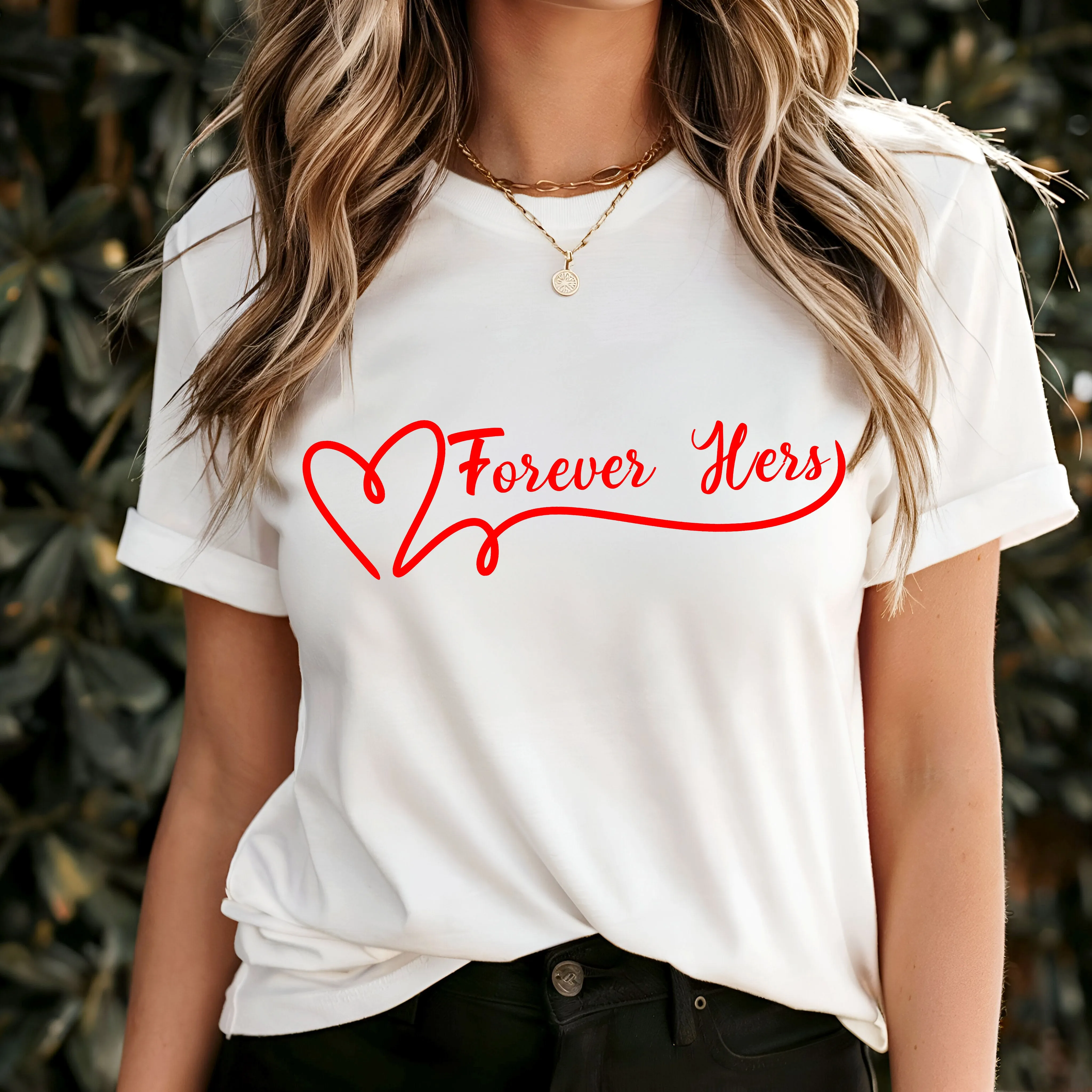 Forever His Shirt, Forever Hers Shirt, Cute Couple Shirt, Valentine Shirt, Valentines Tshirt, Valentine Gift, Anniversary Gift, Couple Gifts