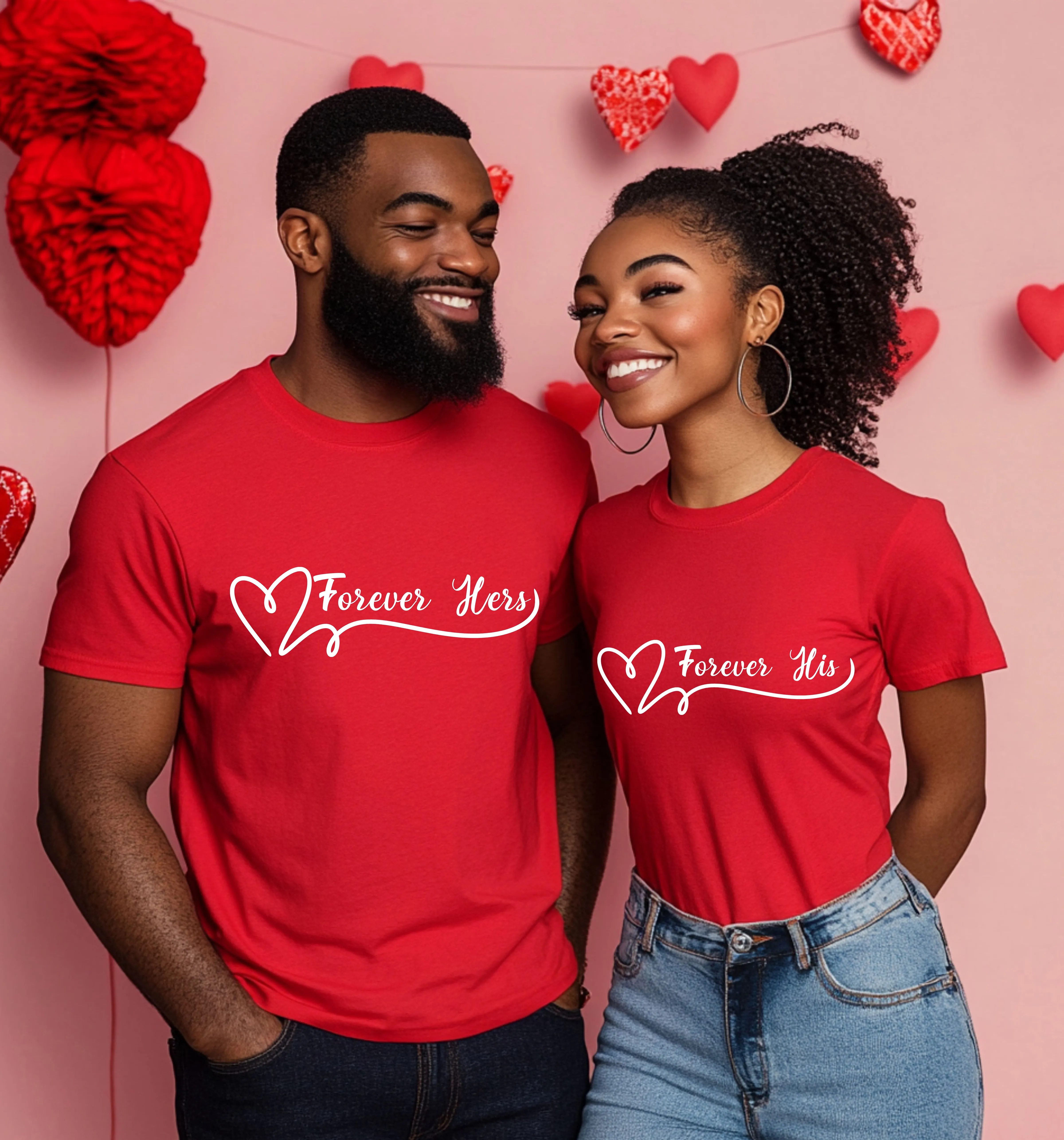 Forever His Shirt, Forever Hers Shirt, Cute Couple Shirt, Valentine Shirt, Valentines Tshirt, Valentine Gift, Anniversary Gift, Couple Gifts