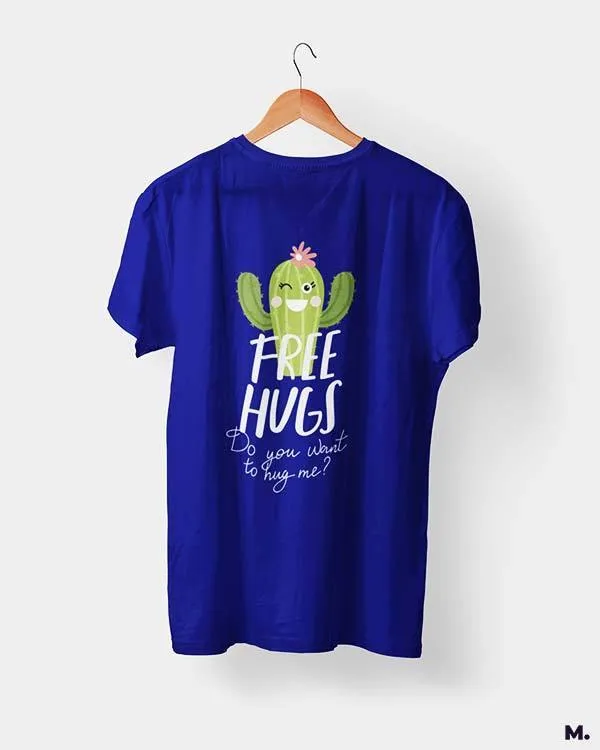Free hugs funny printed t shirts