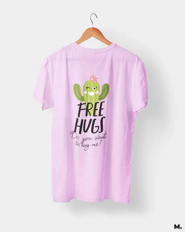 Free hugs funny printed t shirts