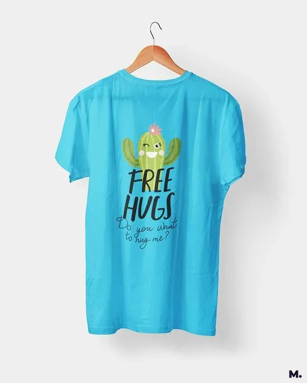 Free hugs funny printed t shirts
