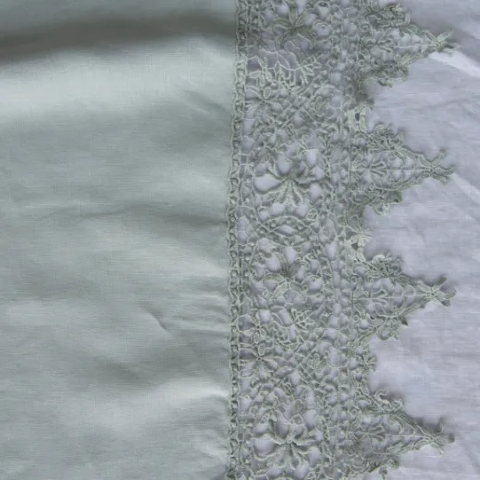 Frida Flat Sheet - Eucalyptus - Queen