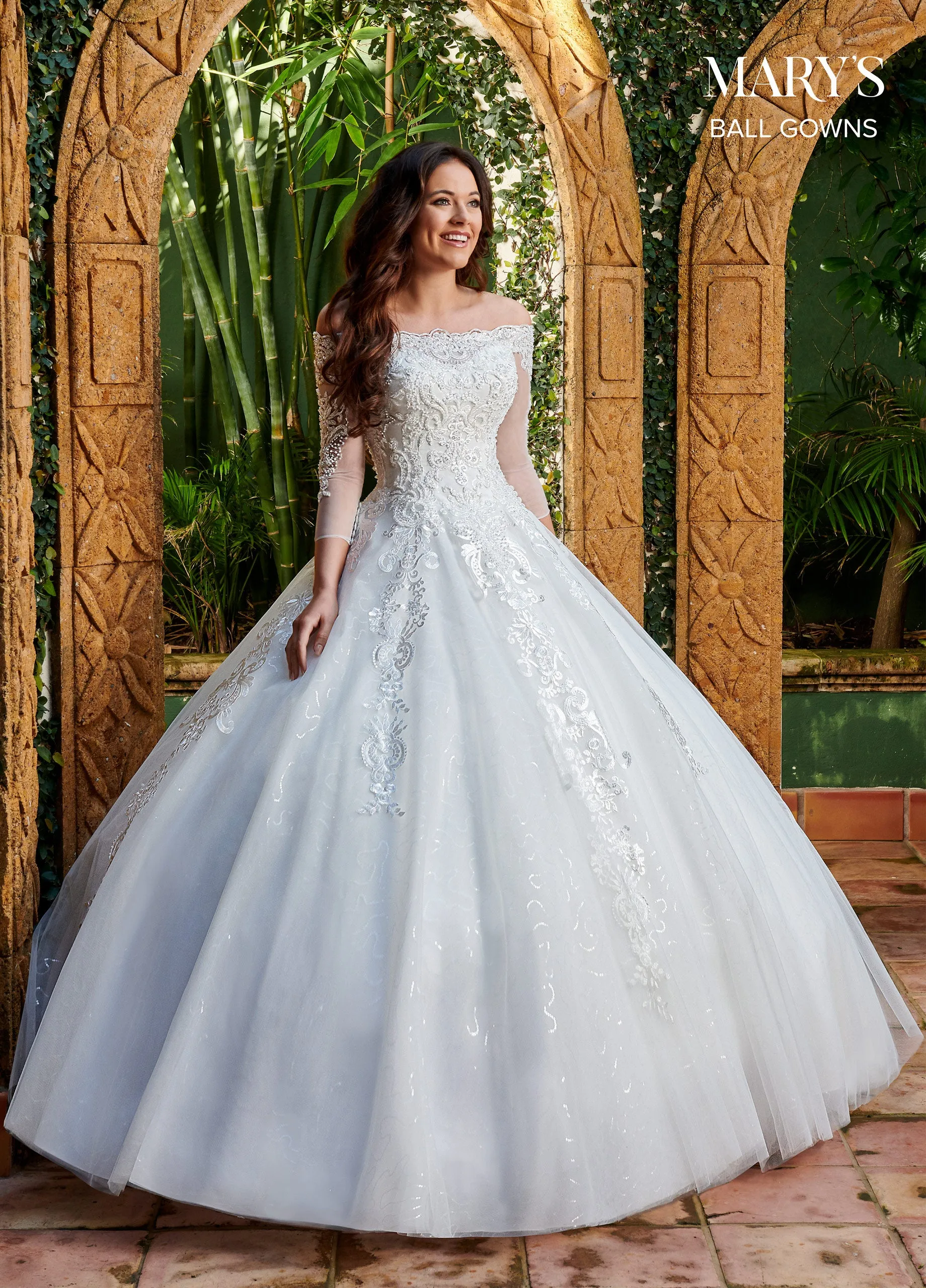 Glittering Bridal Ballgown