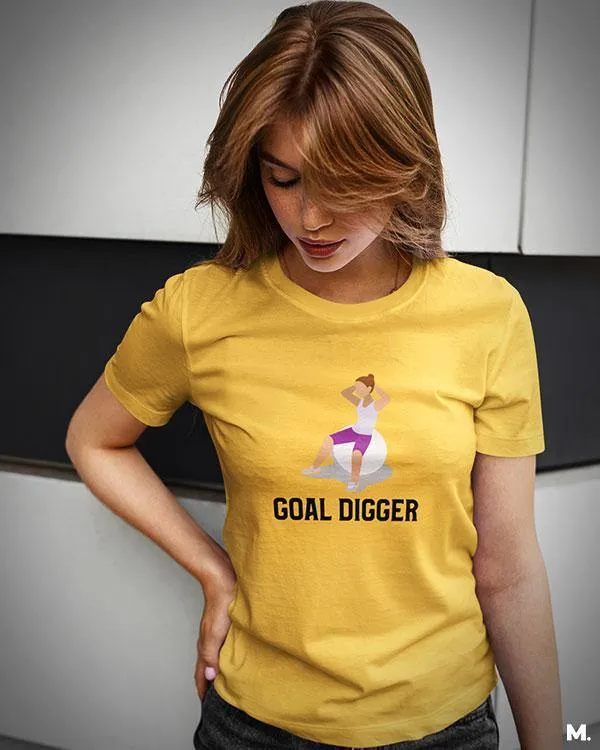 Goal digger printed t shirts