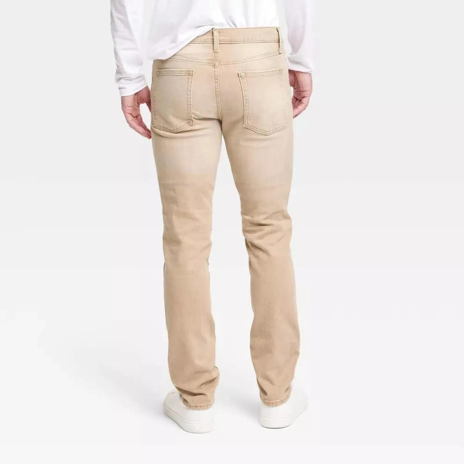Goodfellow & Co Men's Lightweight Colored Slim Fit Jeans Light Brown 40x30