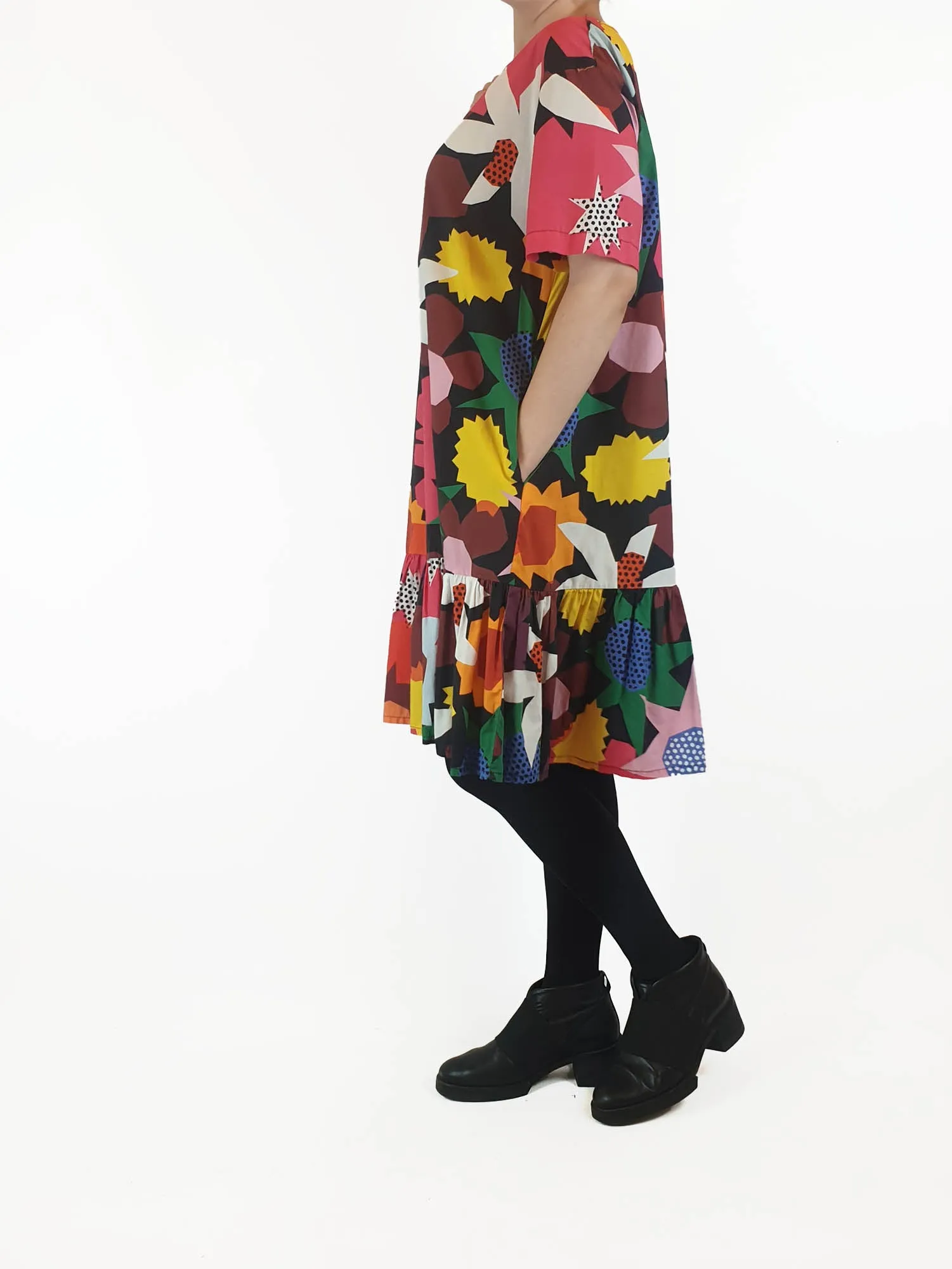 Gorman colourful flower print dress size 10