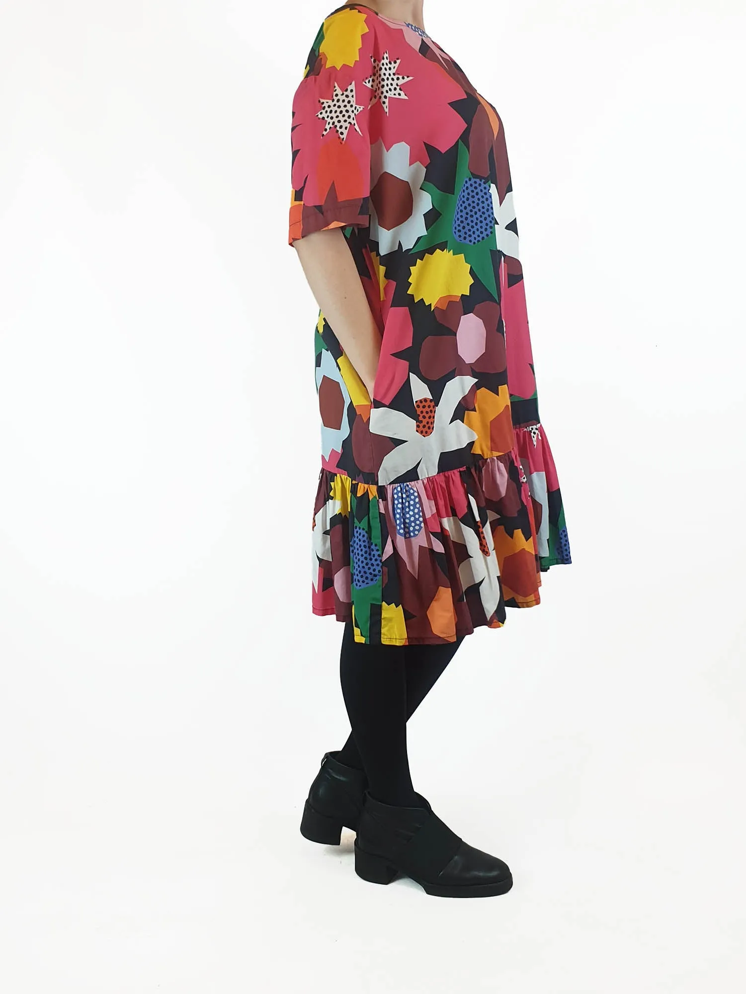 Gorman colourful flower print dress size 10