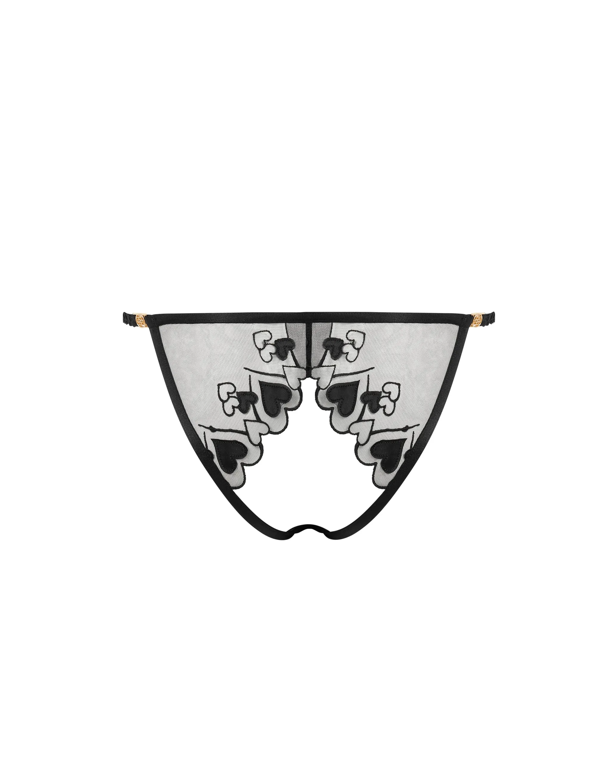 Harlow Open Panty Black