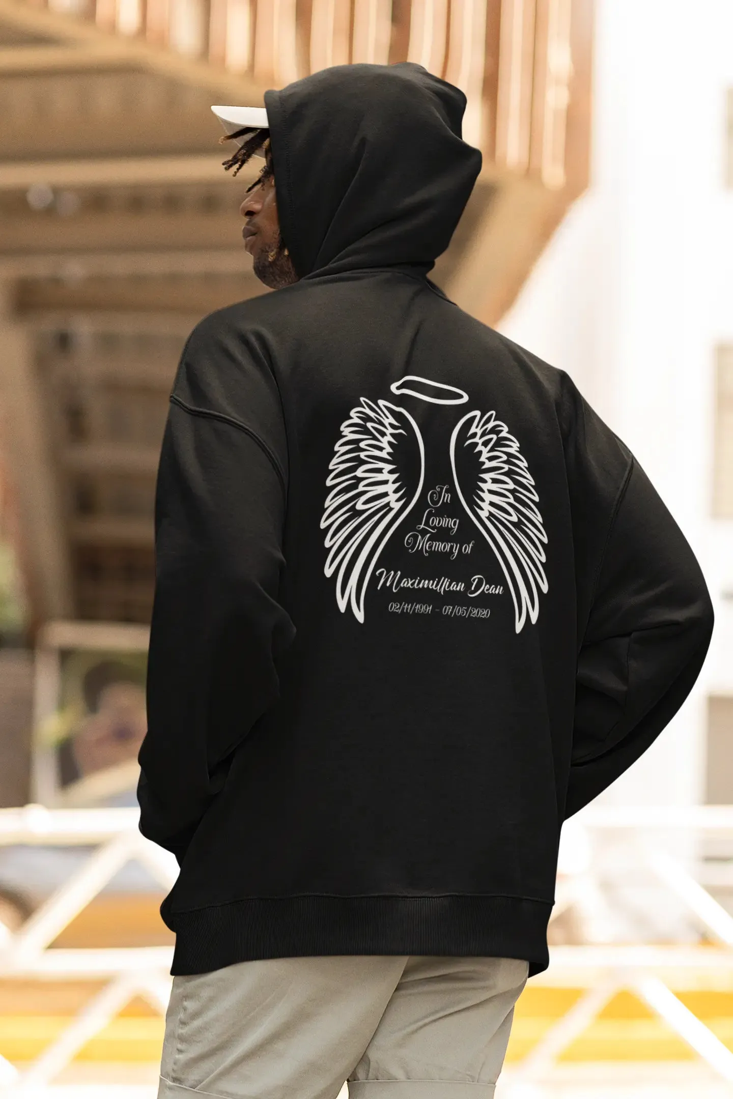 In Loving Memory Wings Unisex Hoodie