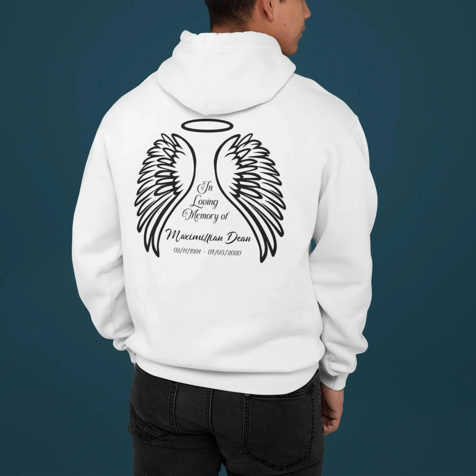 In Loving Memory Wings Unisex Hoodie