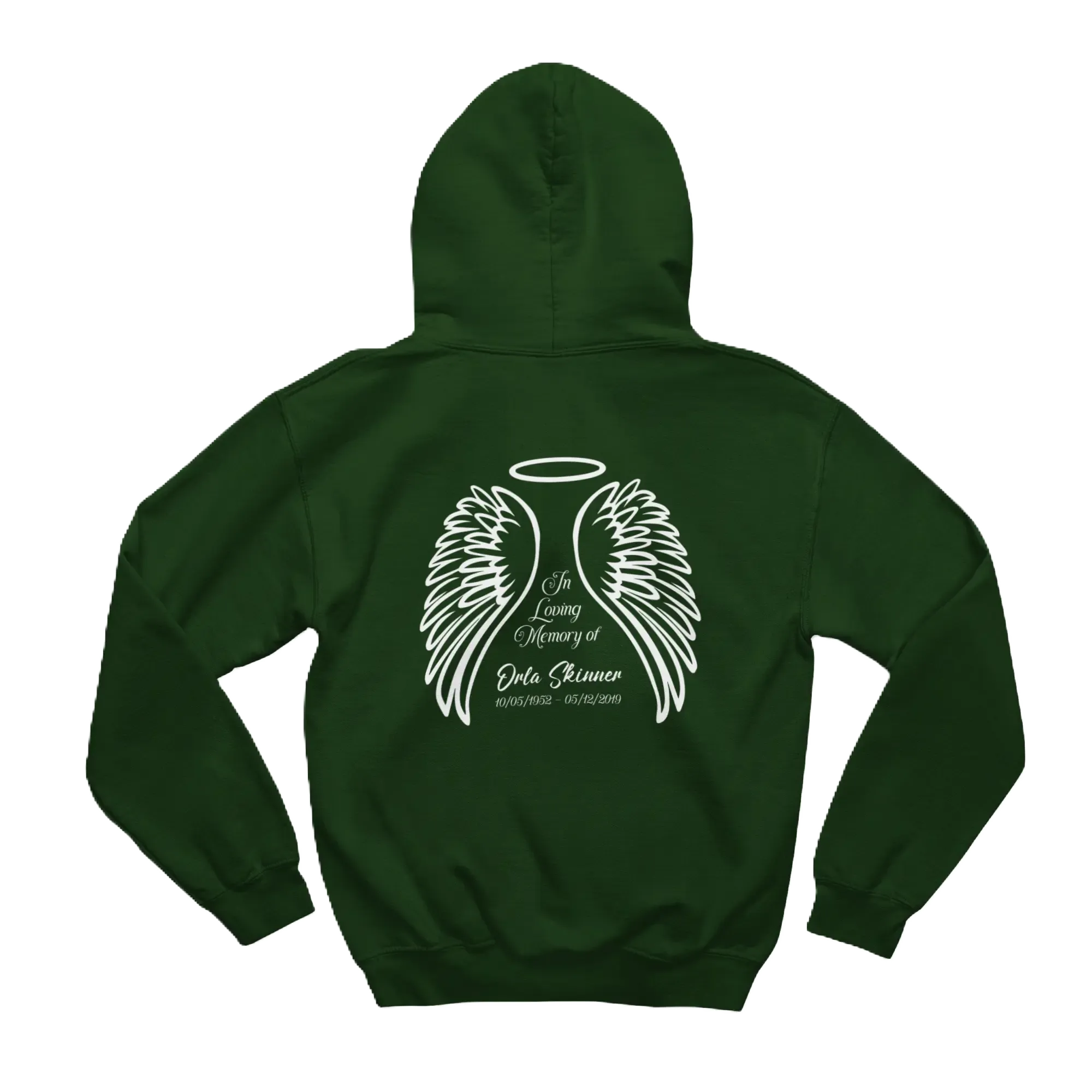In Loving Memory Wings Unisex Hoodie