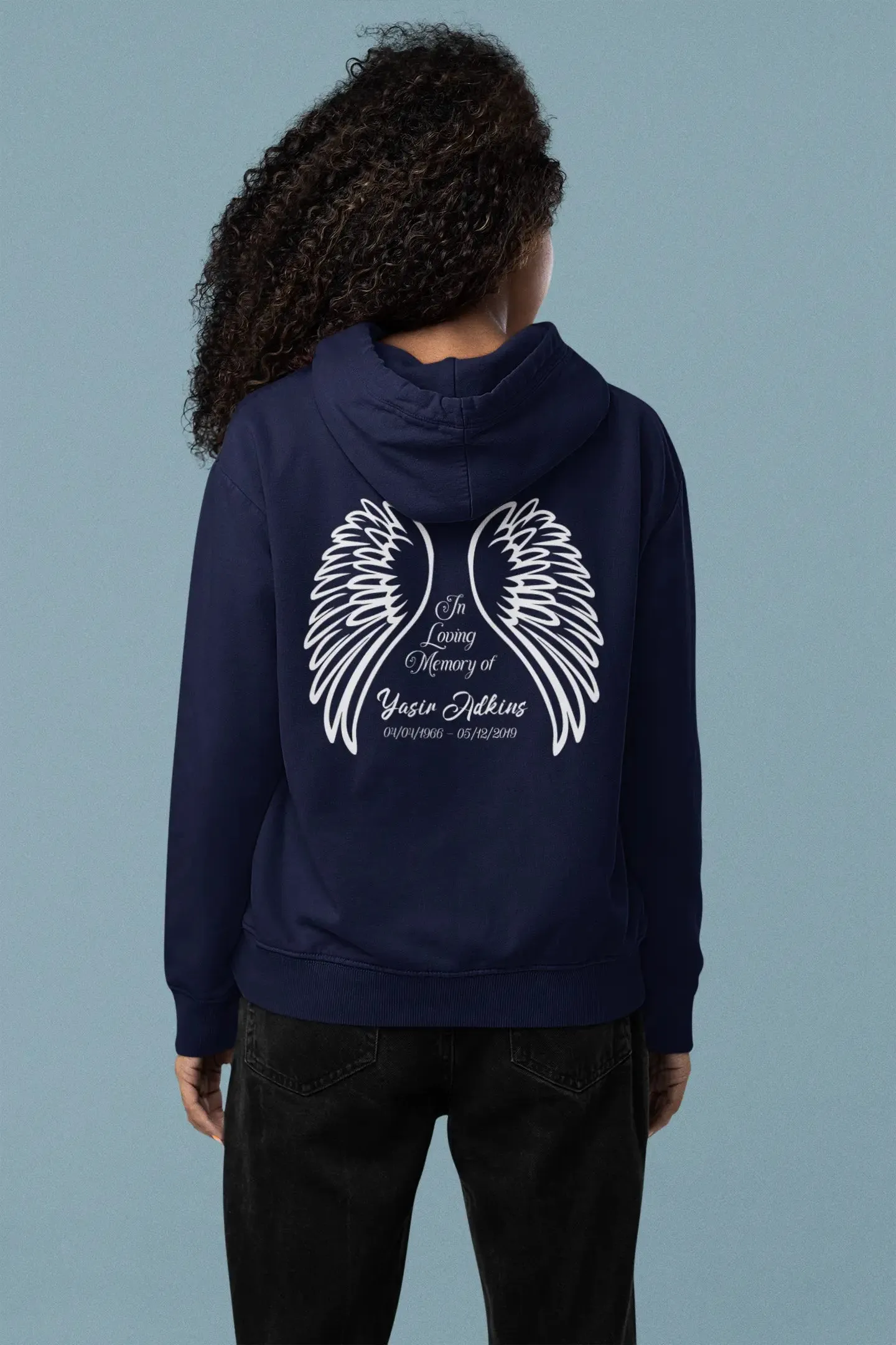 In Loving Memory Wings Unisex Hoodie