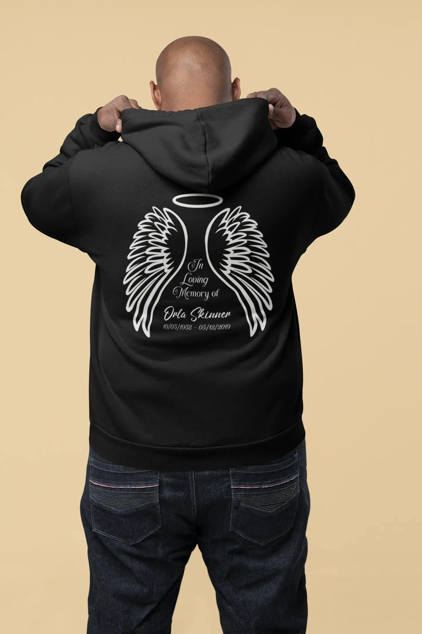 In Loving Memory Wings Unisex Hoodie