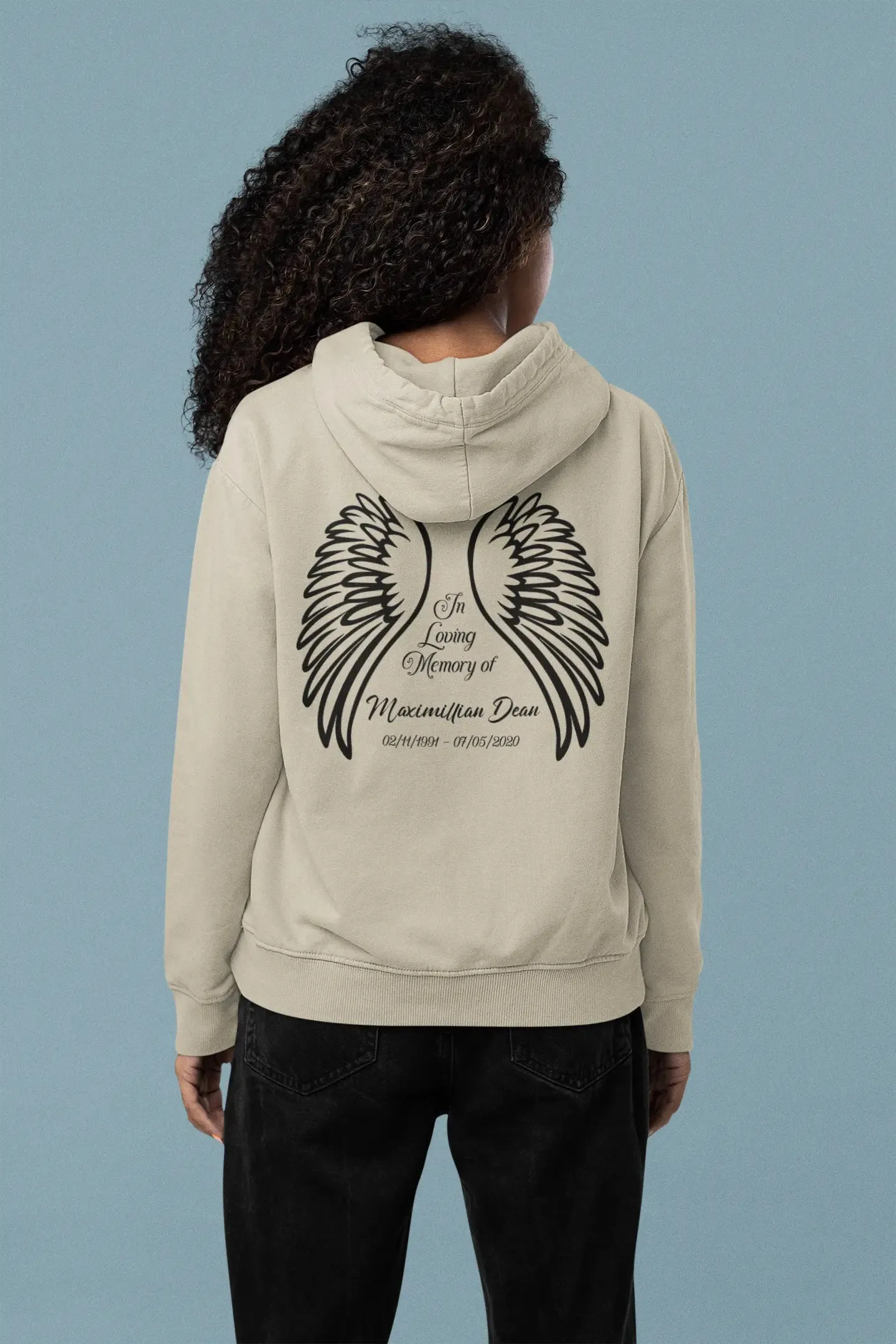 In Loving Memory Wings Unisex Hoodie