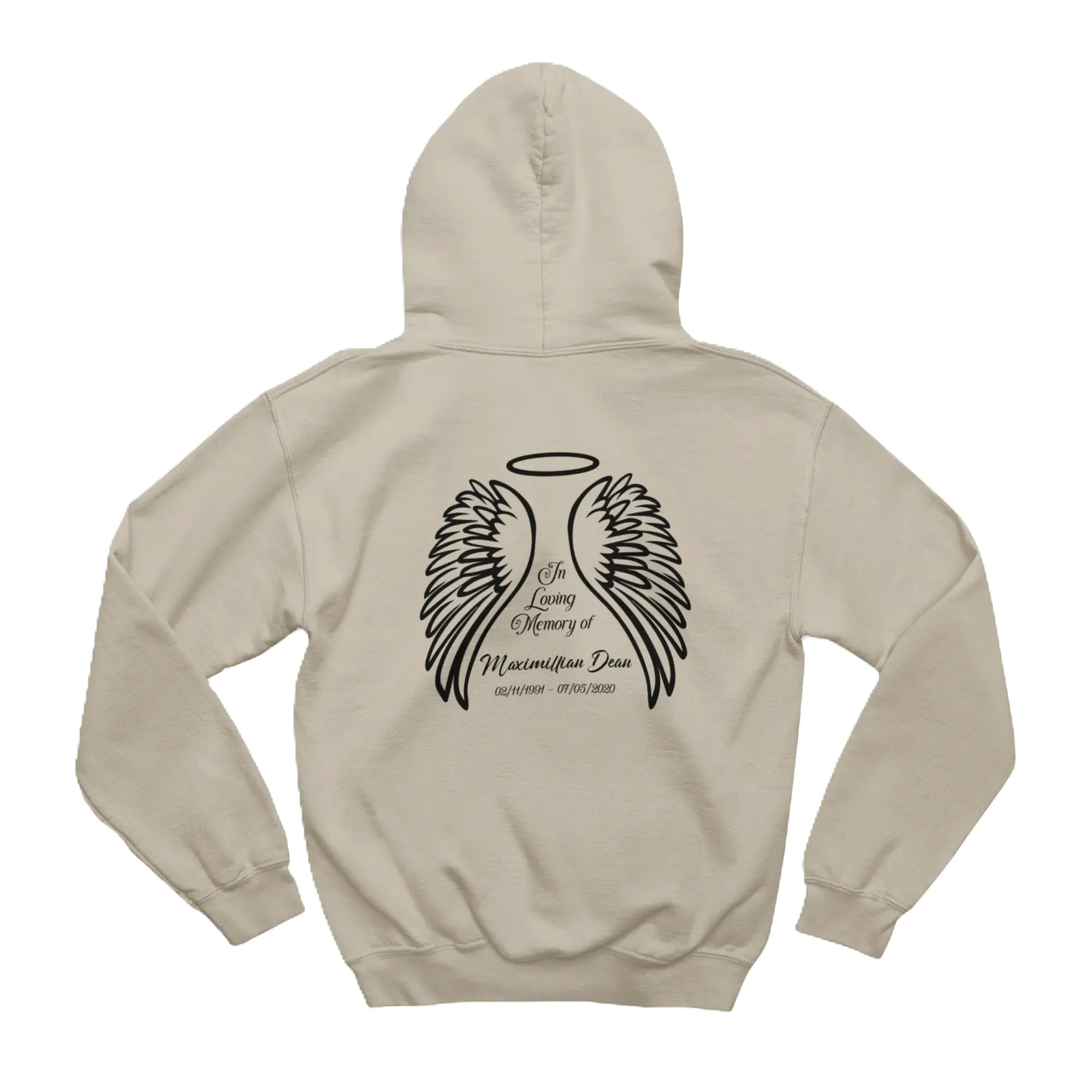 In Loving Memory Wings Unisex Hoodie