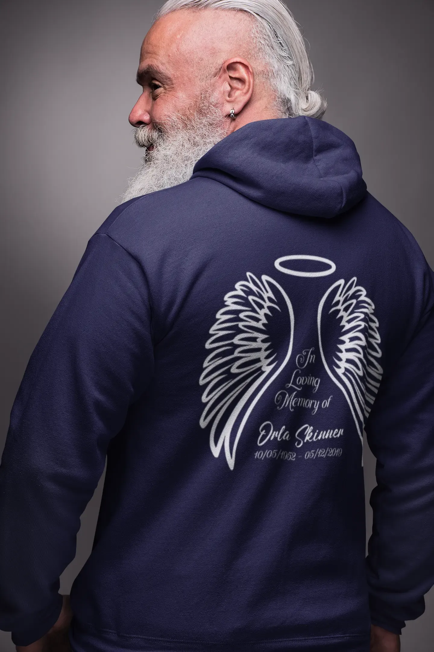 In Loving Memory Wings Unisex Hoodie