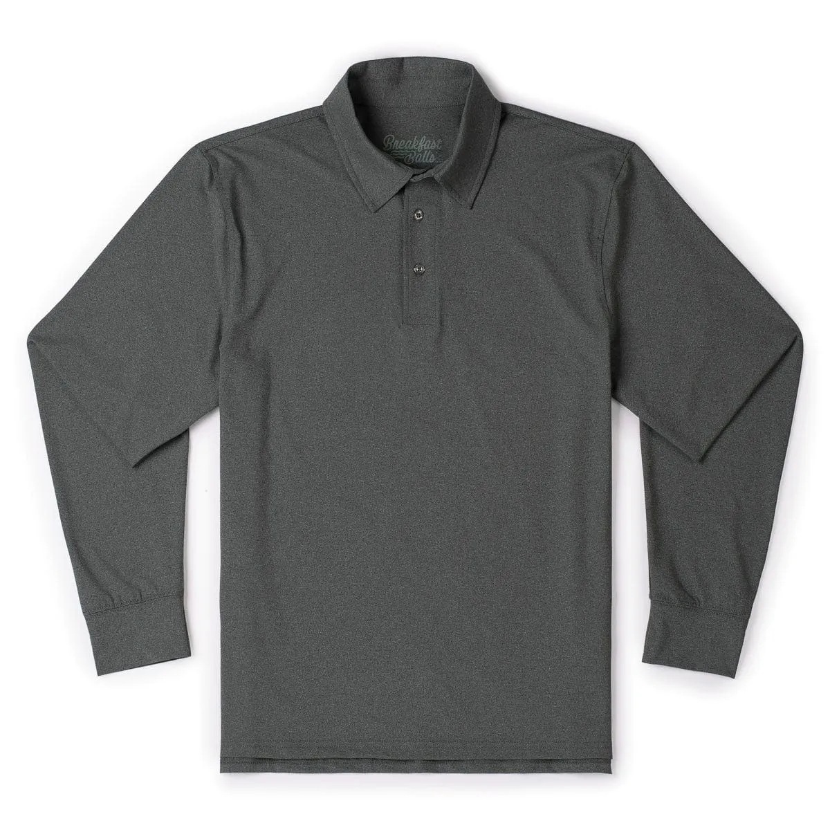 Iron Gate Melange – Commuter Long Sleeve Polo