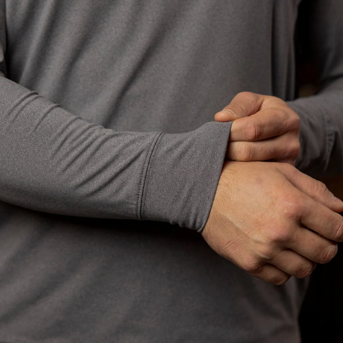 Iron Gate Melange – Commuter Long Sleeve Polo