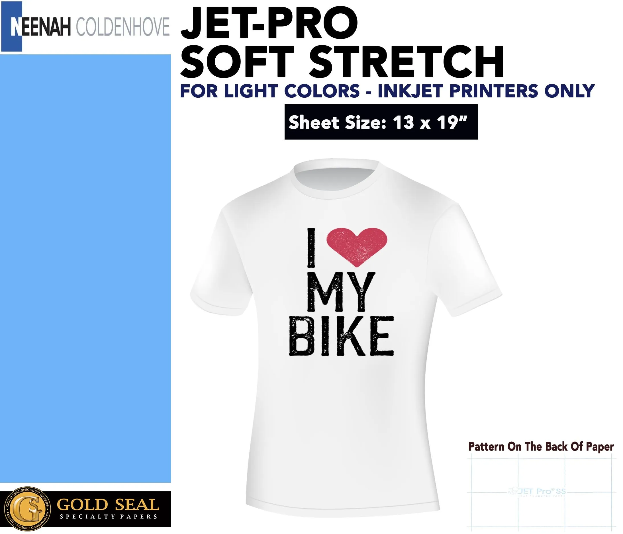 JET-PRO® SS SoftStretch - Inkjet Heat Transfer Paper