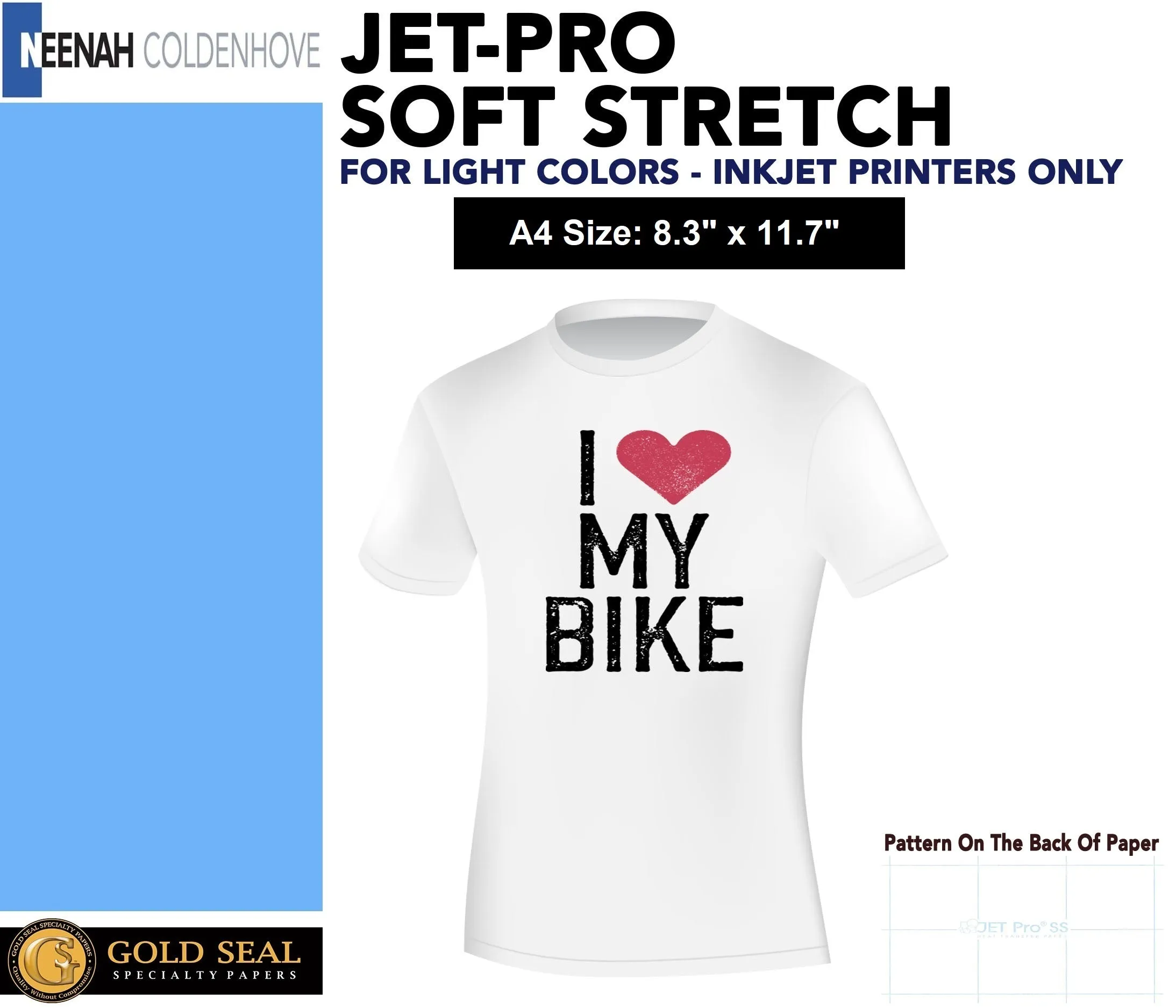 JET-PRO® SS SoftStretch - Inkjet Heat Transfer Paper