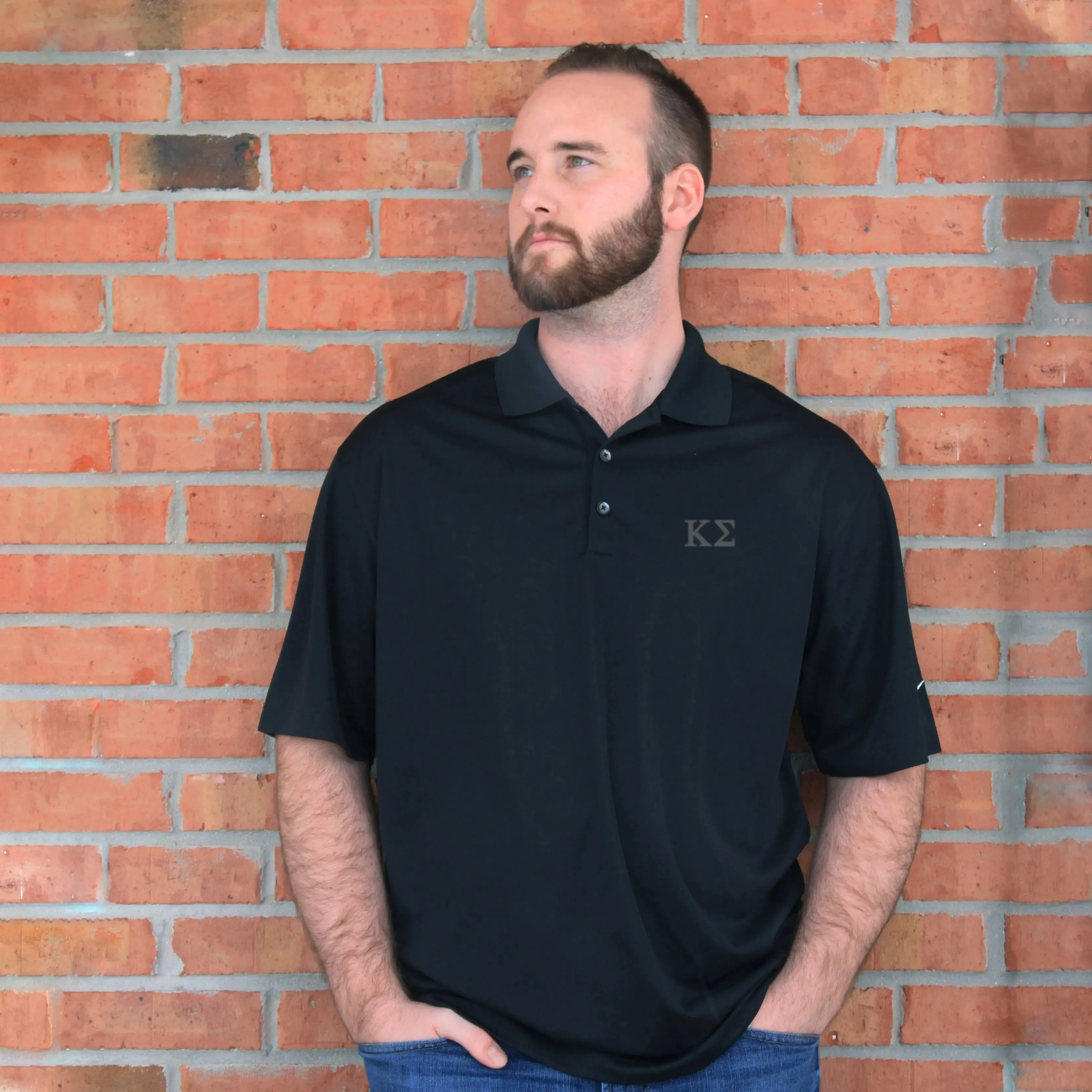Kappa Sig Black Nike Performance Polo