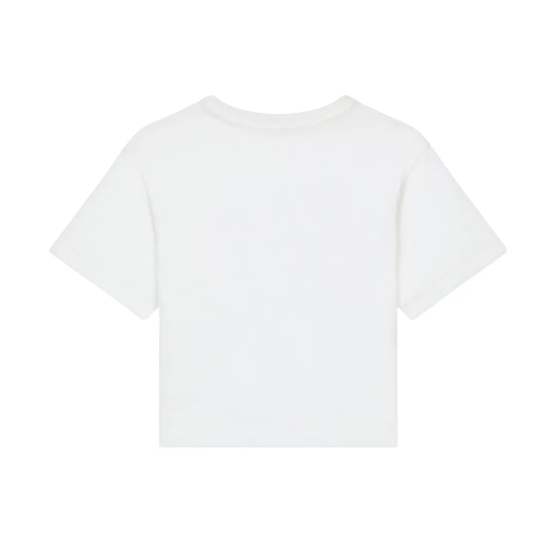 KIDS JERSEY T-SHIRT WITH DG LOGO WHITE/RED