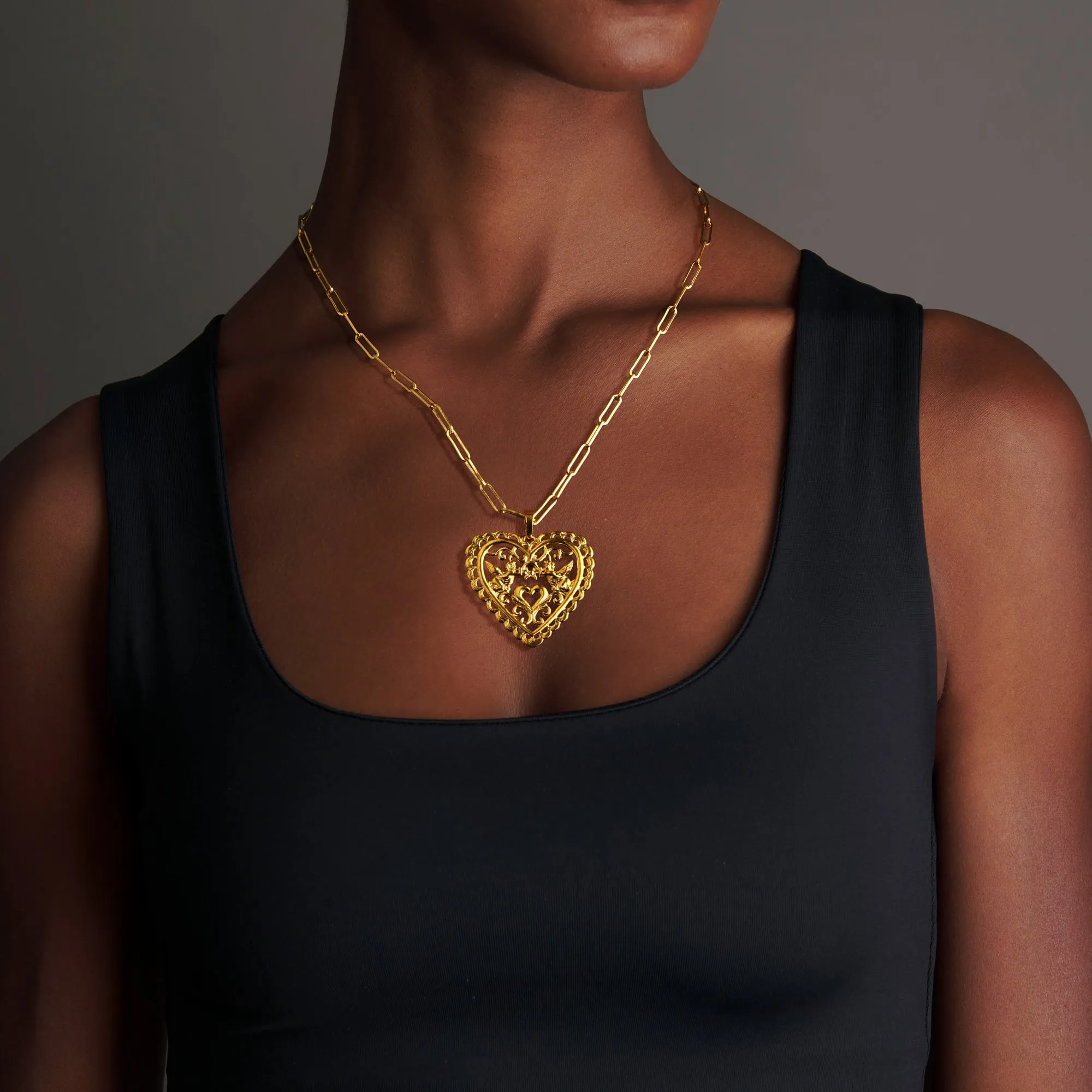 Lace Heart Pendant