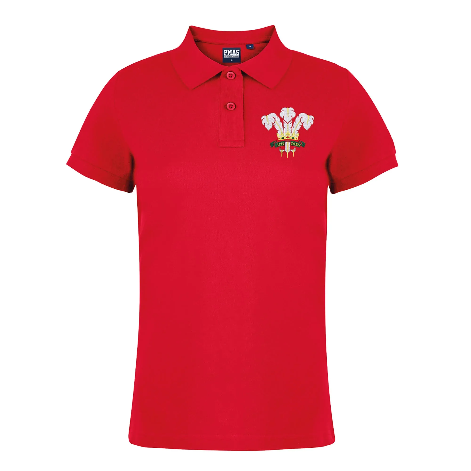 Ladies Wales CYMRU Rugby Classic Fitted Polo Shirt With Free Personalisation