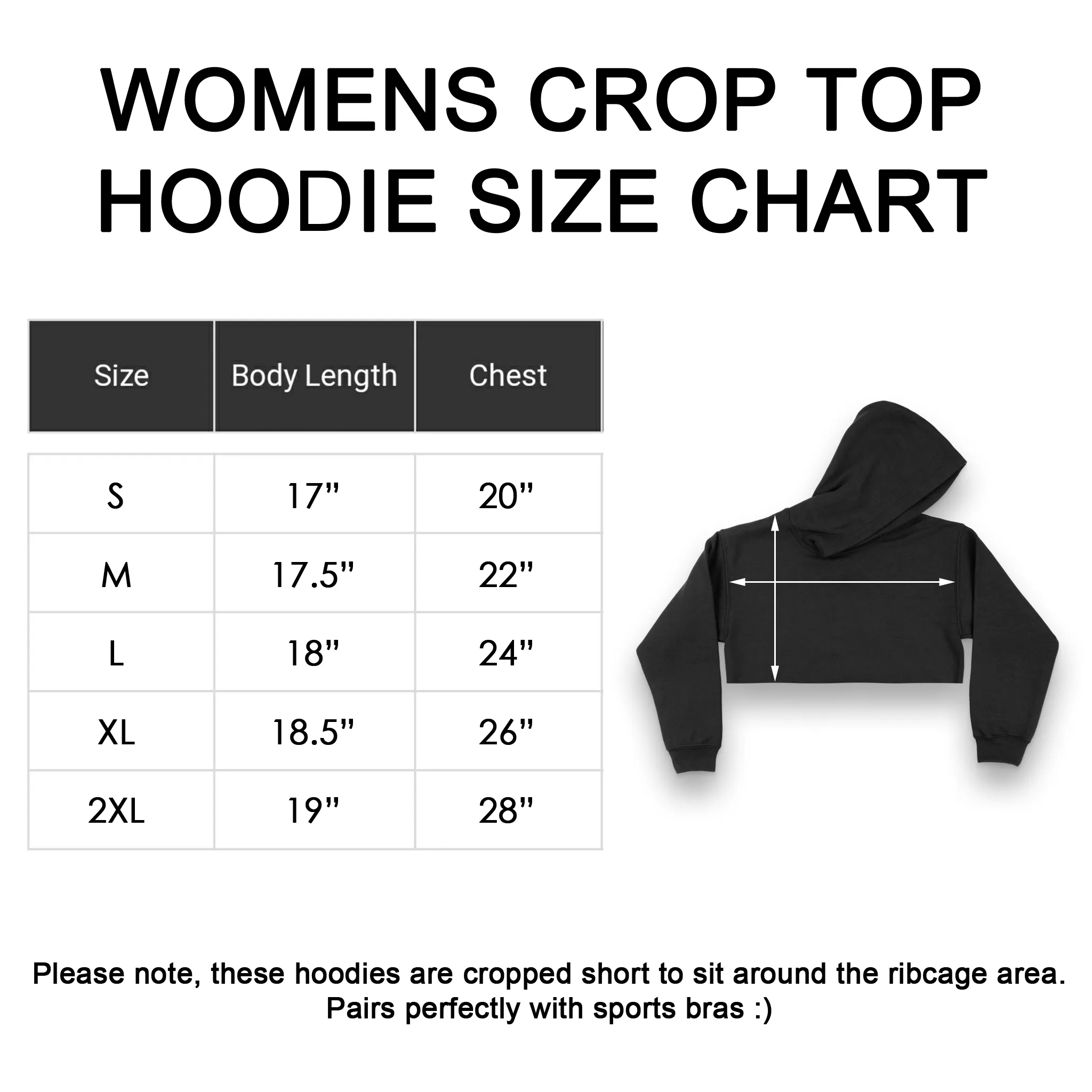 'Latina' Script Crop Top Hoodie - White - Premium Brushed Fleece