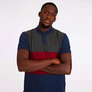 LFC Mens Colour Block Polo