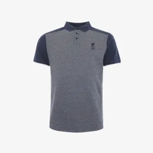 LFC Mens Navy Honeycomb Polo