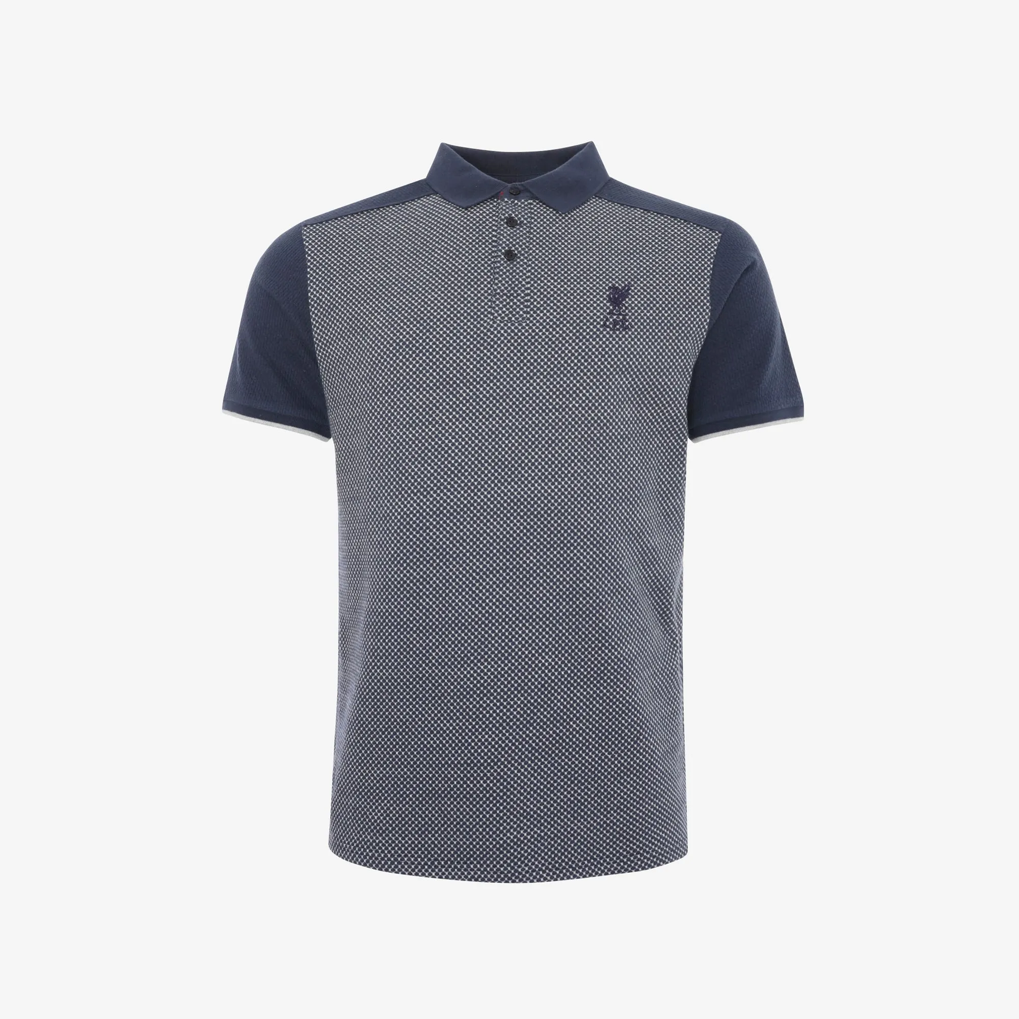 LFC Mens Navy Honeycomb Polo