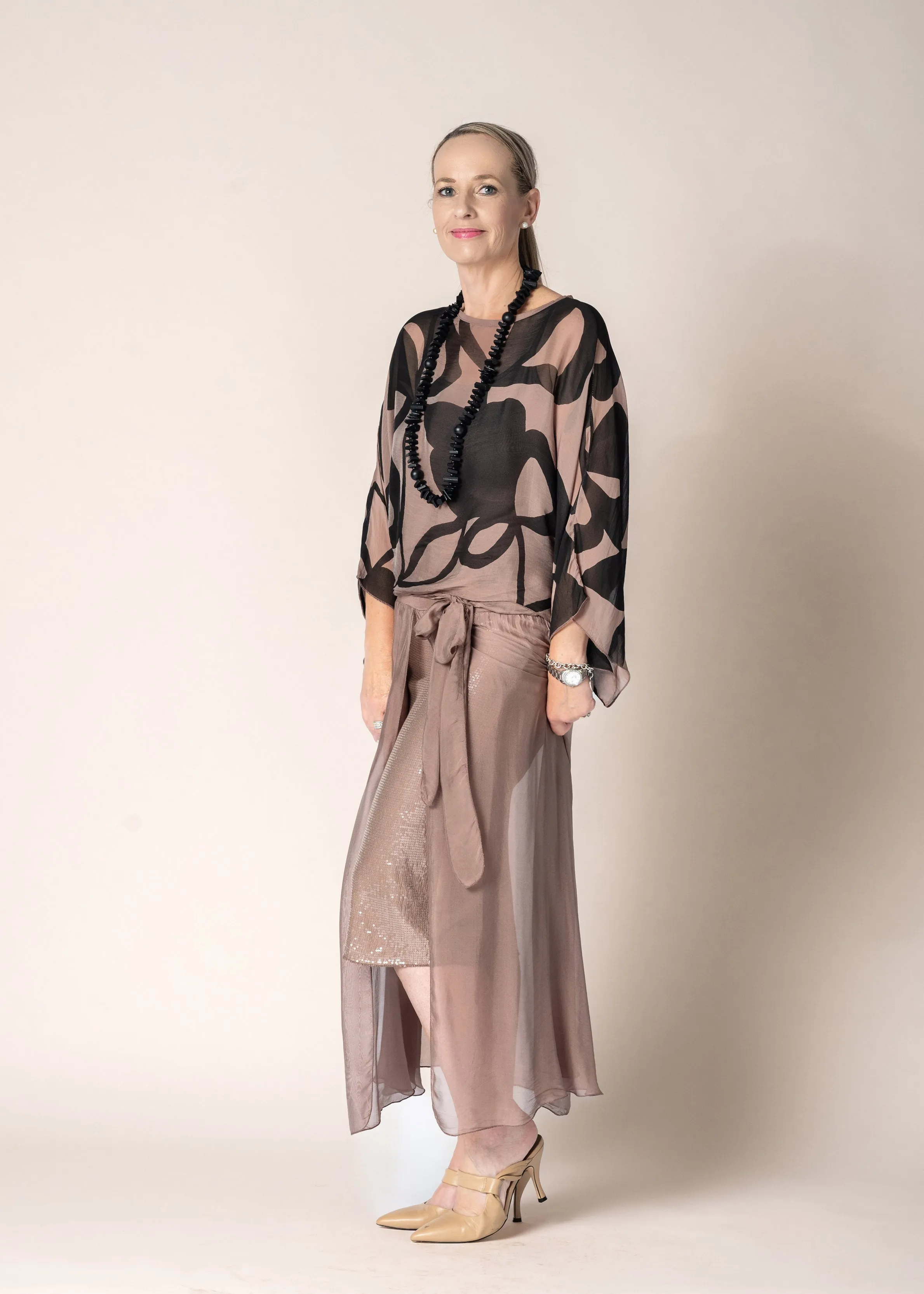 Lidia Skirt in Milk Chocolate