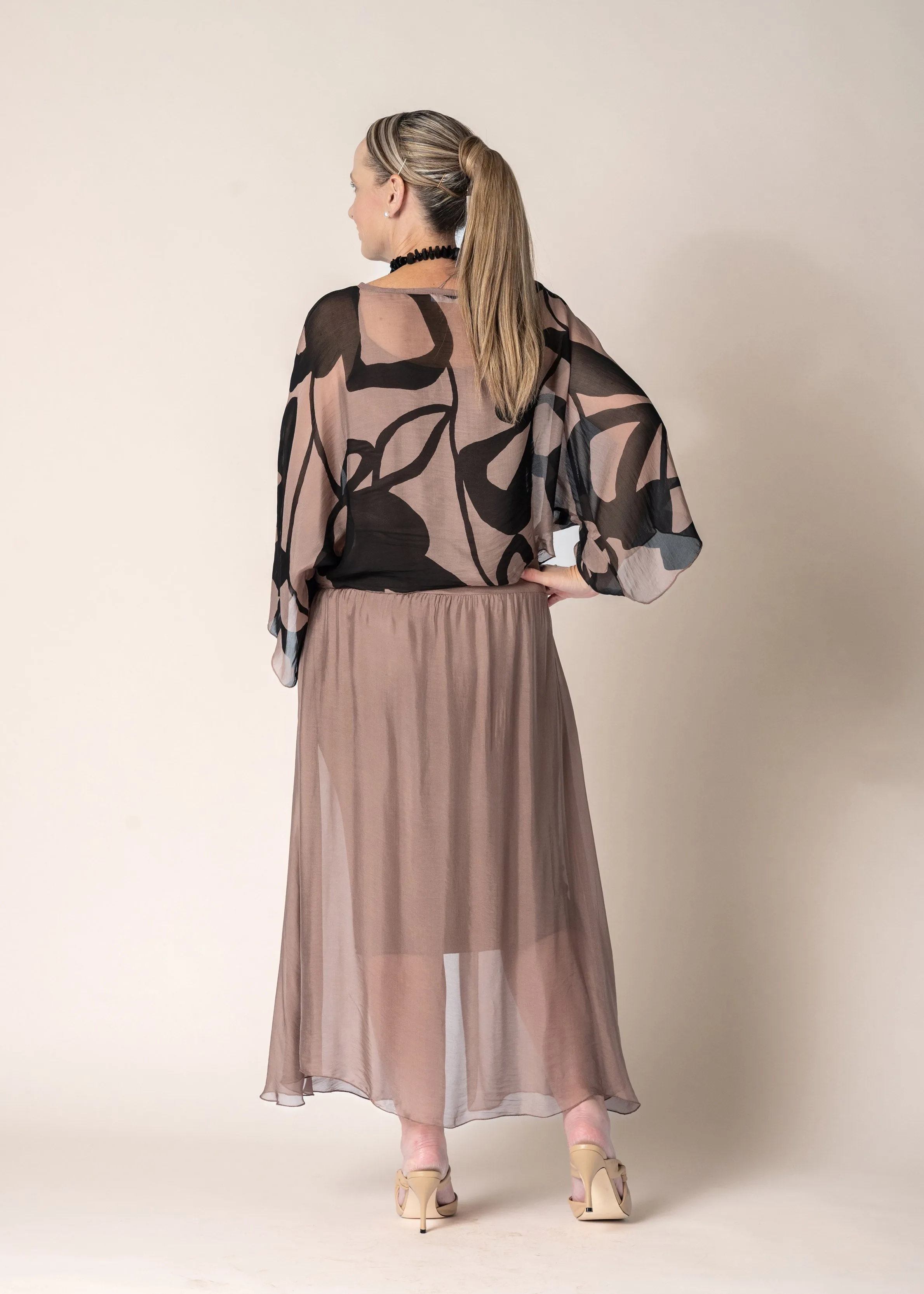 Lidia Skirt in Milk Chocolate