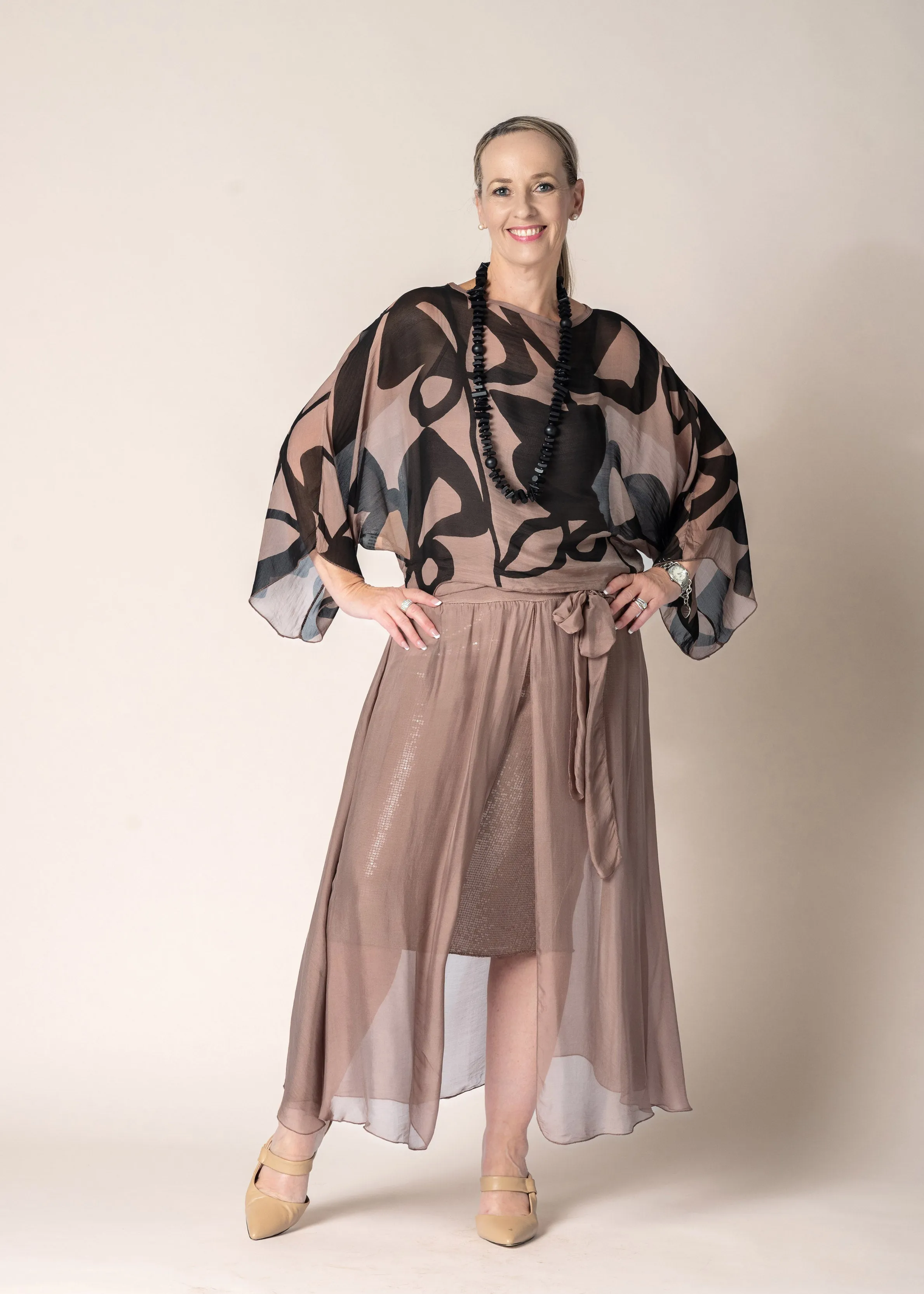 Lidia Skirt in Milk Chocolate