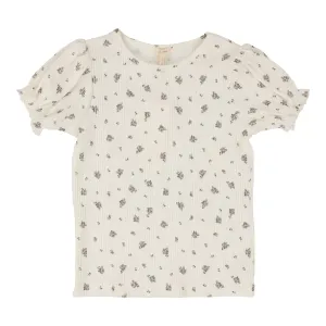 Lil Legs Vintage Floral T-Shirt Short Sleeve - Light Floral (Printed Weekday Collection)