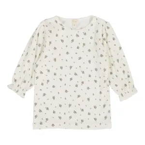 Lil Legs Vintage Floral T-Shirt Three Quarter Sleeve - Light Floral (Printed Weekday Collection)