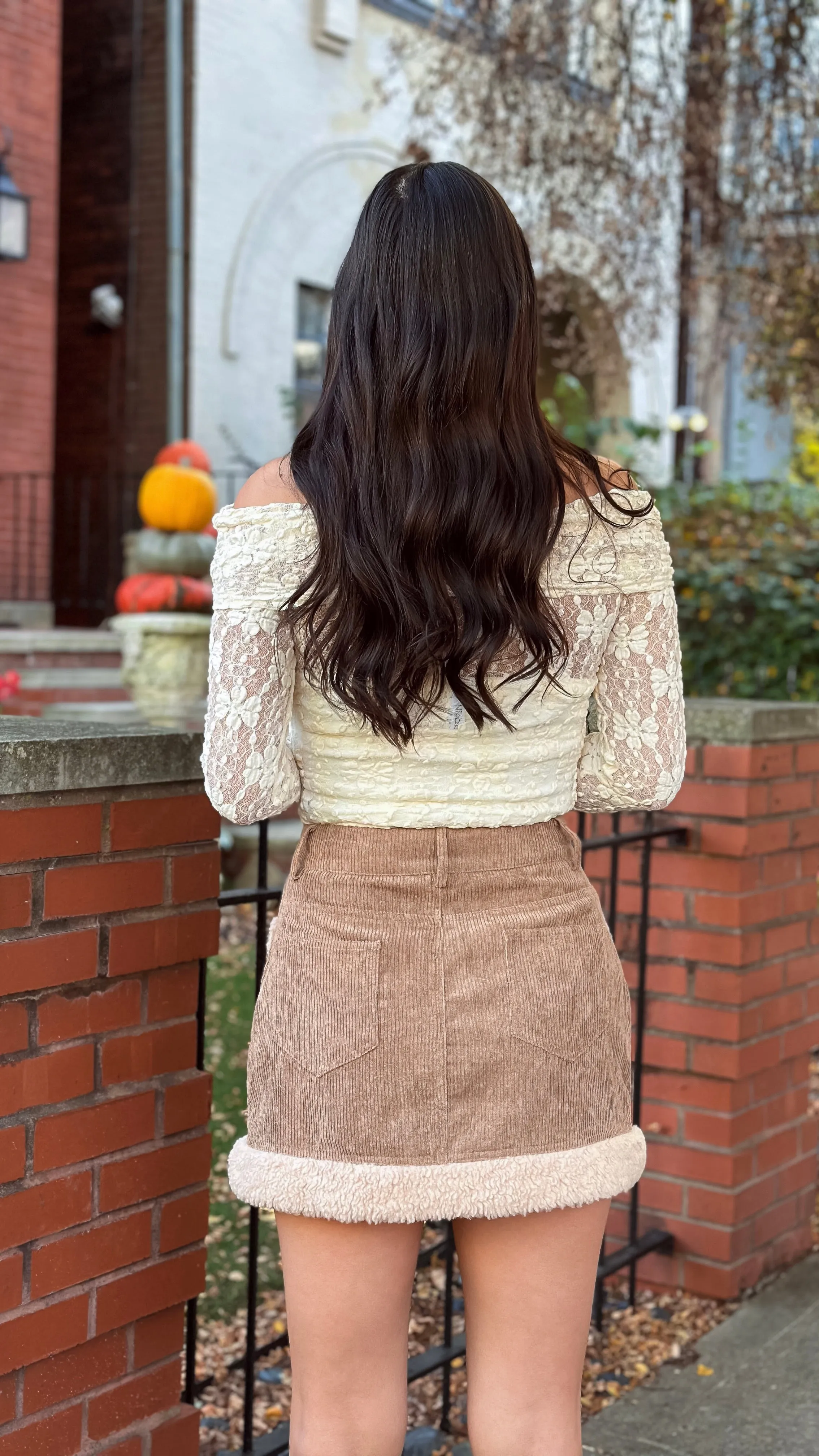 Lila Off Shoulder Top - Cream