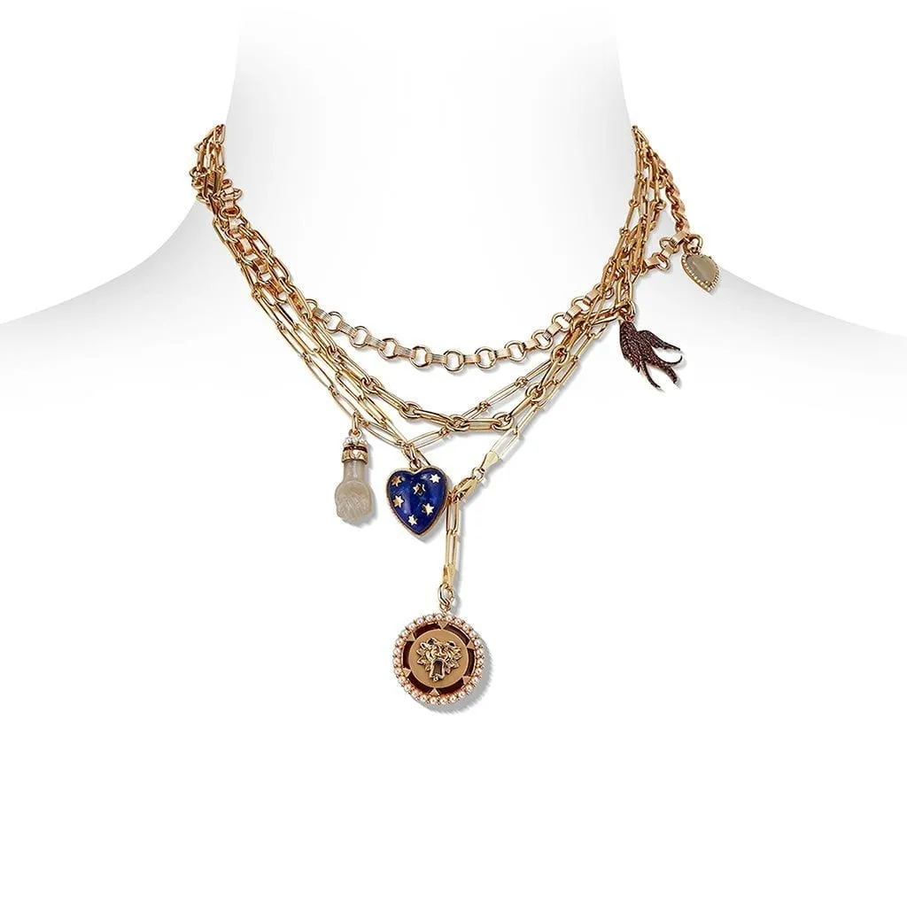 Long Link Chain Necklace: 20"