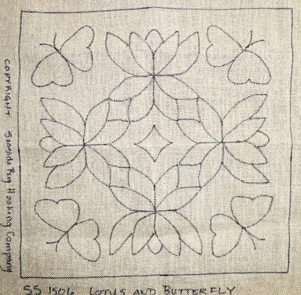Lotus and Butterfly Rangoli Pattern