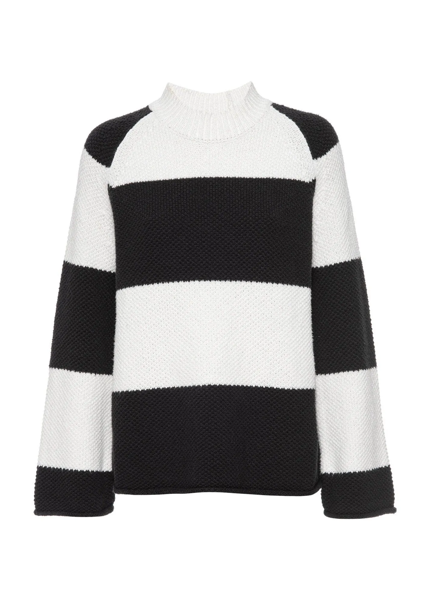 Marco Stripe Sweater (Salt White Stripe)