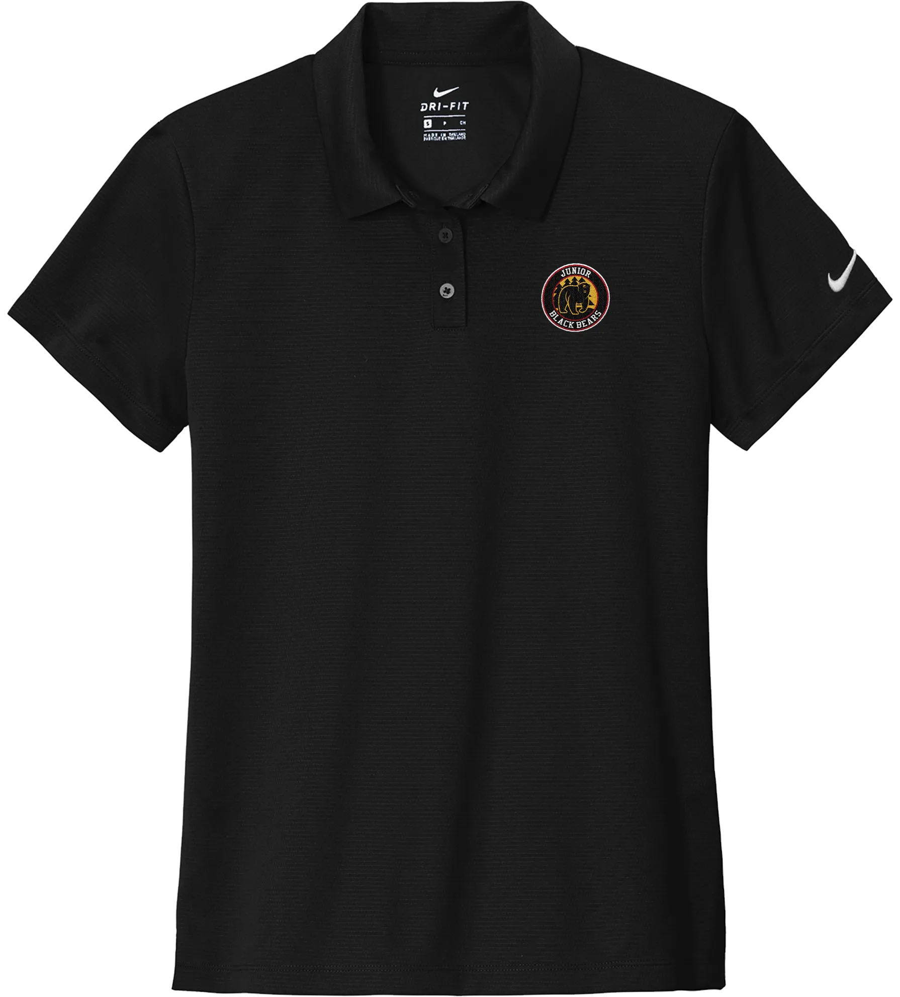 MD Jr. Black Bears Nike Ladies Dry Essential Solid Polo