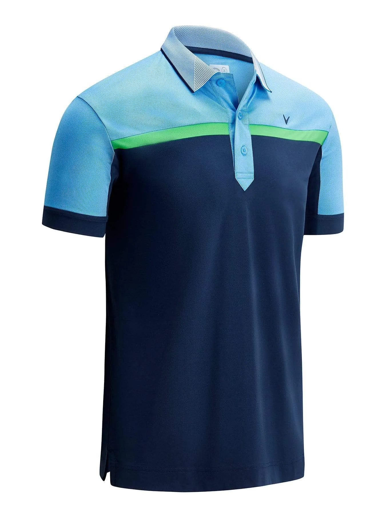 Mens Callaway X Birdseye Color Block Polo